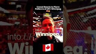 Crowd Reacts to Pierre Poilievre at UFC Winnipeg 🔥 #pov #shorts