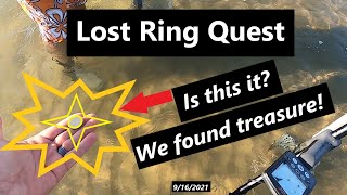 Lost Ring Quest - Treasure Found - Metal Detecting Water - 9/16/21 #metaldetecting