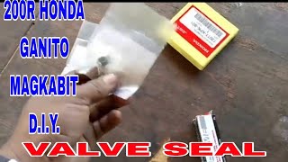 PAANO MAG PALIT PISTON RING AT VALVE SEAL HONDA 200R by BERNARD MECHANIC,Z 329 views 11 months ago 13 minutes, 31 seconds