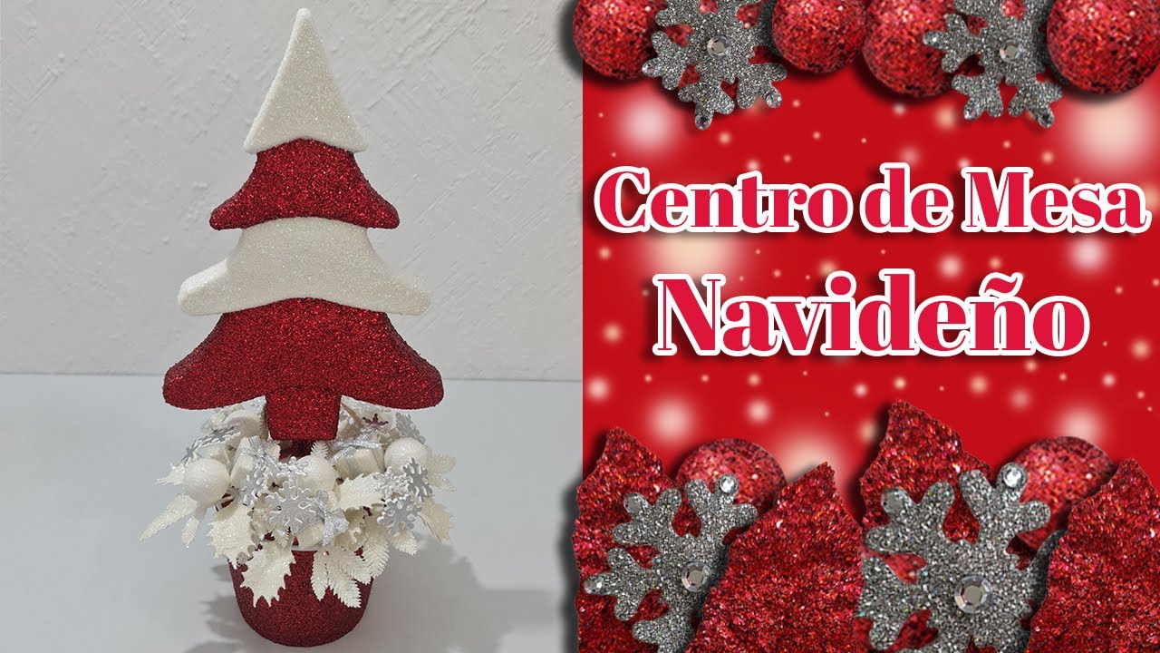 Centro de Mesa Navideño 🎄 Pinito Caramelo ❄ Manualidades Navideñas 🎄 Christmas Centerpiece