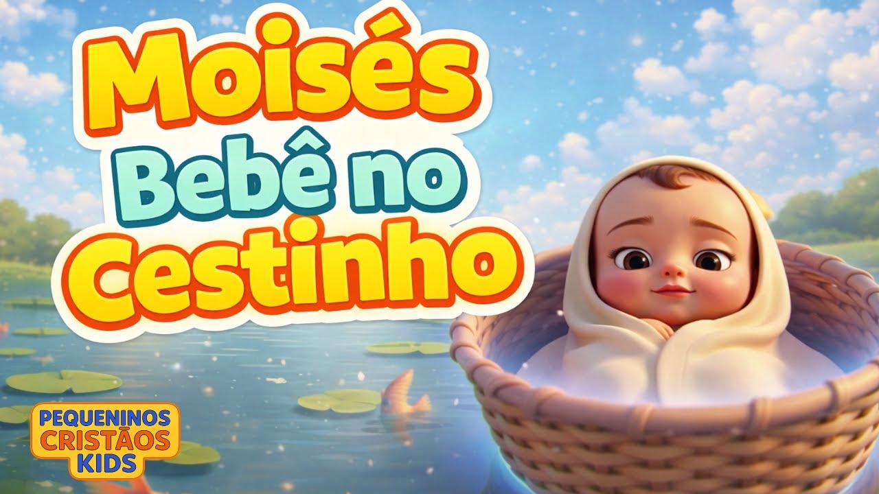 MÚSICA MOISÉS BEBÊ NO CESTINHO - MÚSICA INFANTIL -MÚSICA CATÓLICA