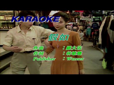 假如-杜麗莎 (原唱) KARAOKE