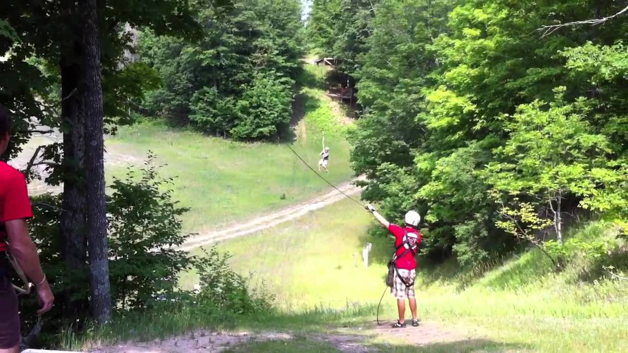 Zipline boyne highlands YouTube