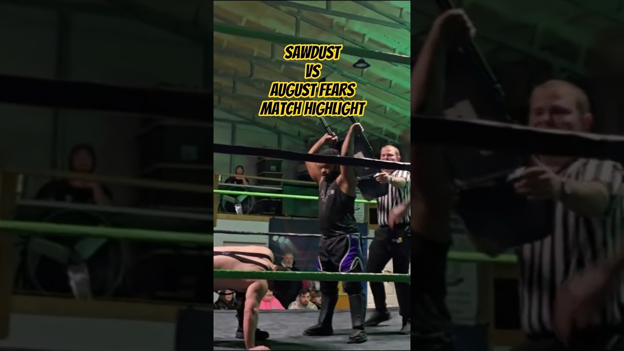 Sawdust vs August Fears Match Highlight #prowrestling #wwe2k26