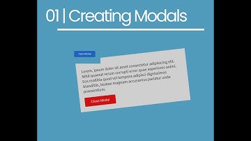 Creating A Modal | Plain CSS & JavaScript Only