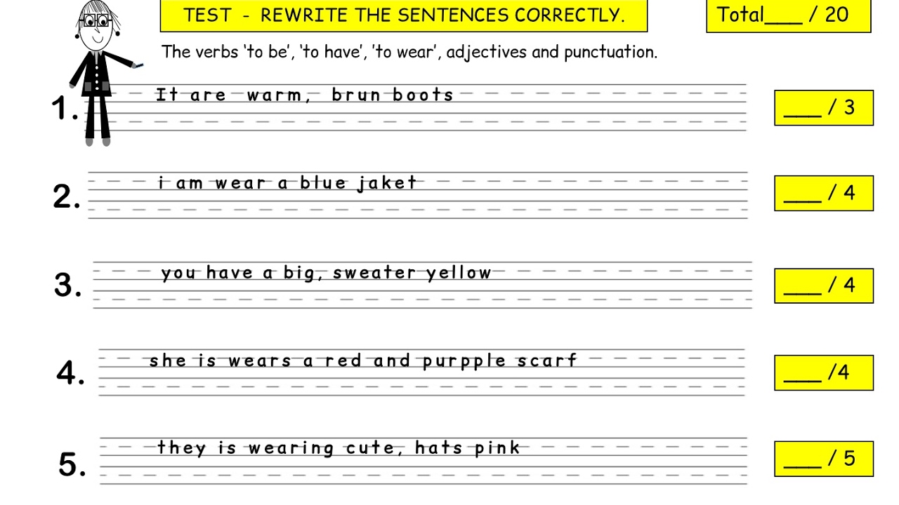 How do you rewrite a sentence?