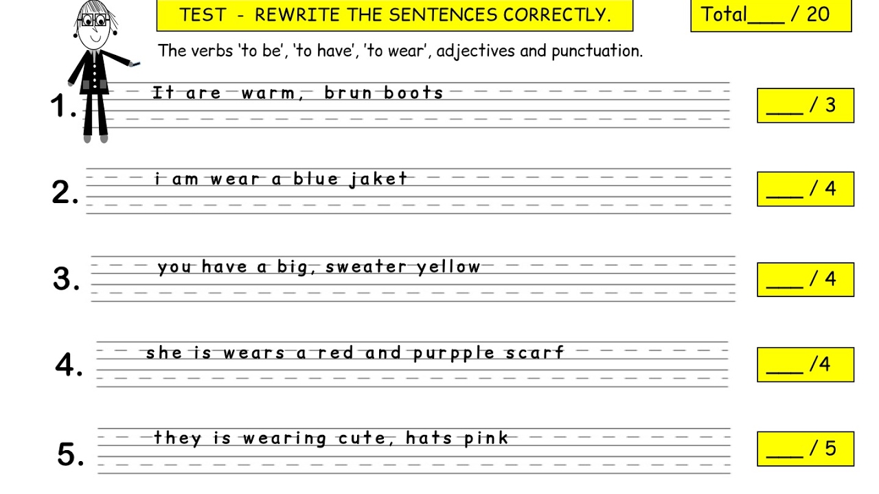 How To Rewrite A Sentence Correctly Study In Progres