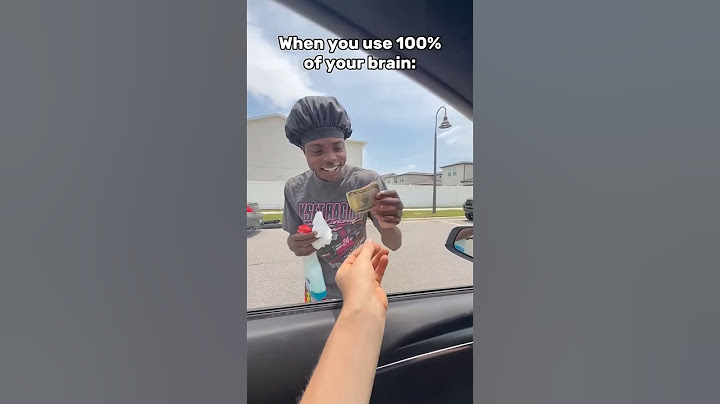 When you use 100% of your brain 😂