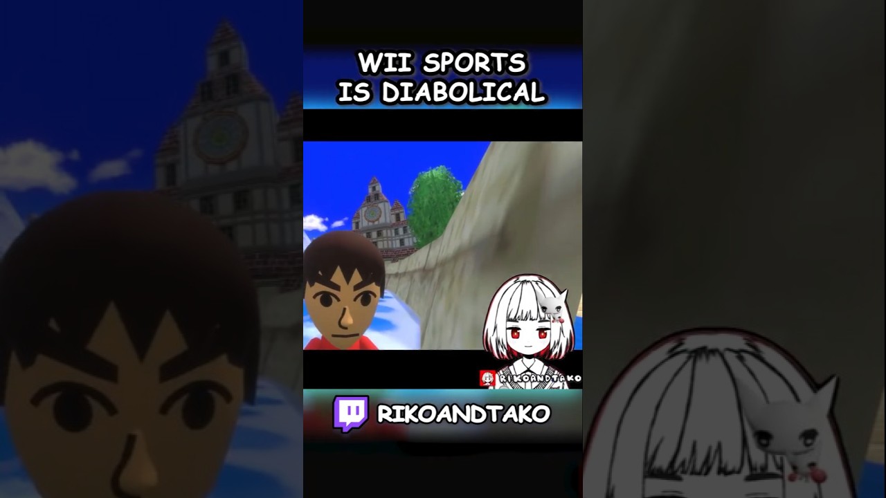 Wii Sports is DIABOLICAL 💀 #nintendo #vtuber #indiegame