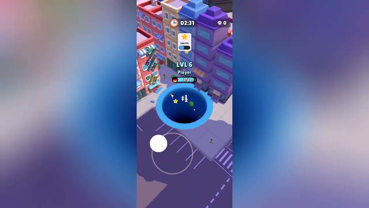 Hole.io Level 1 Solution Walkthrough 