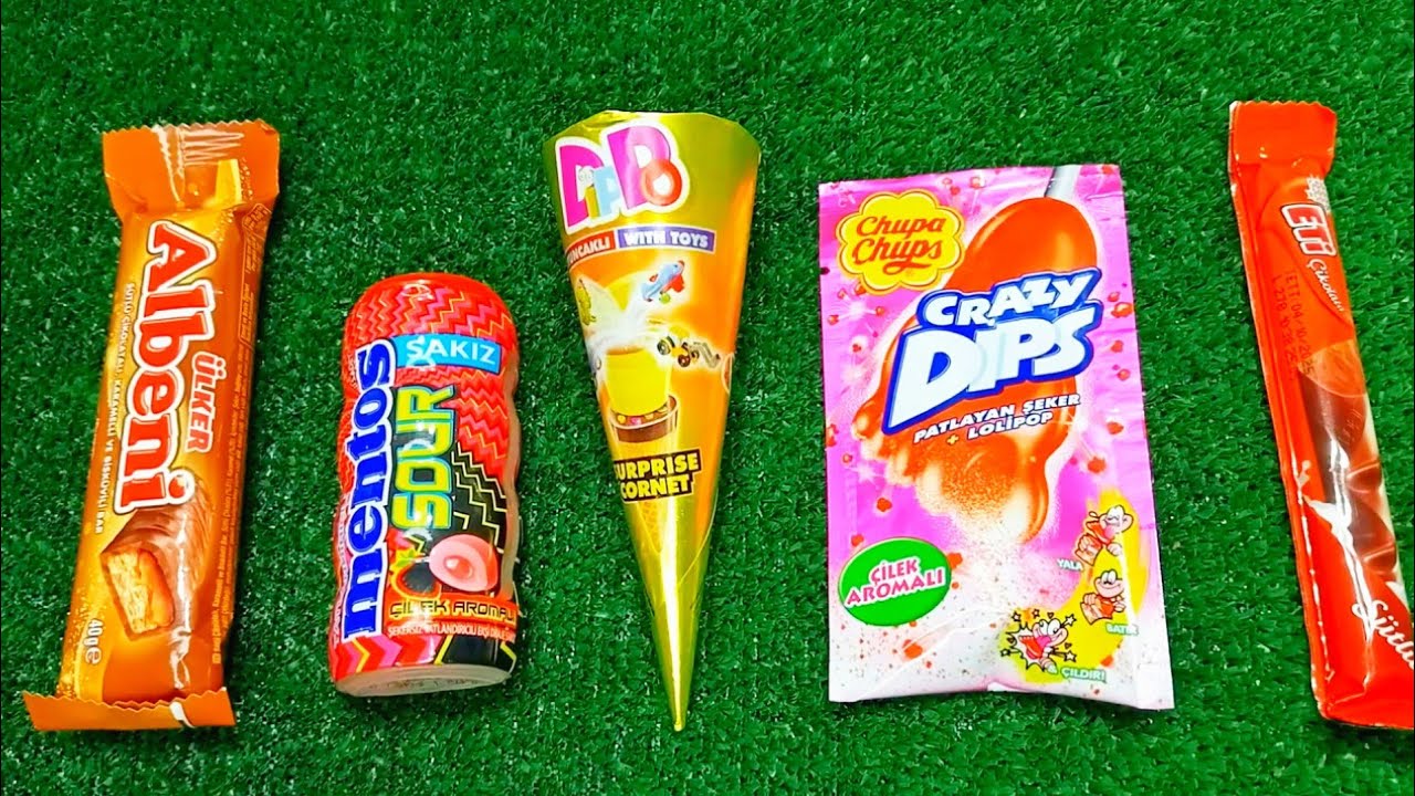 Satisfying video Asmr lollipops candy unboxing video Asmr opening video and chocolate gummy candy