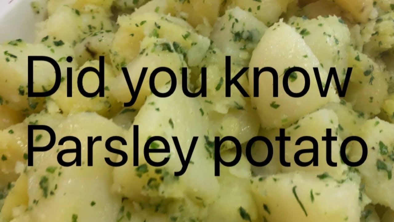How to make parsley potato bulk quantities YouTube