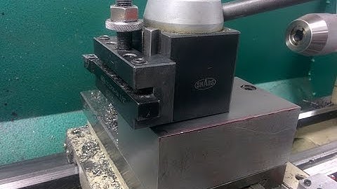 G0602 CNC Conversion pt12 Toolpost Riser Block