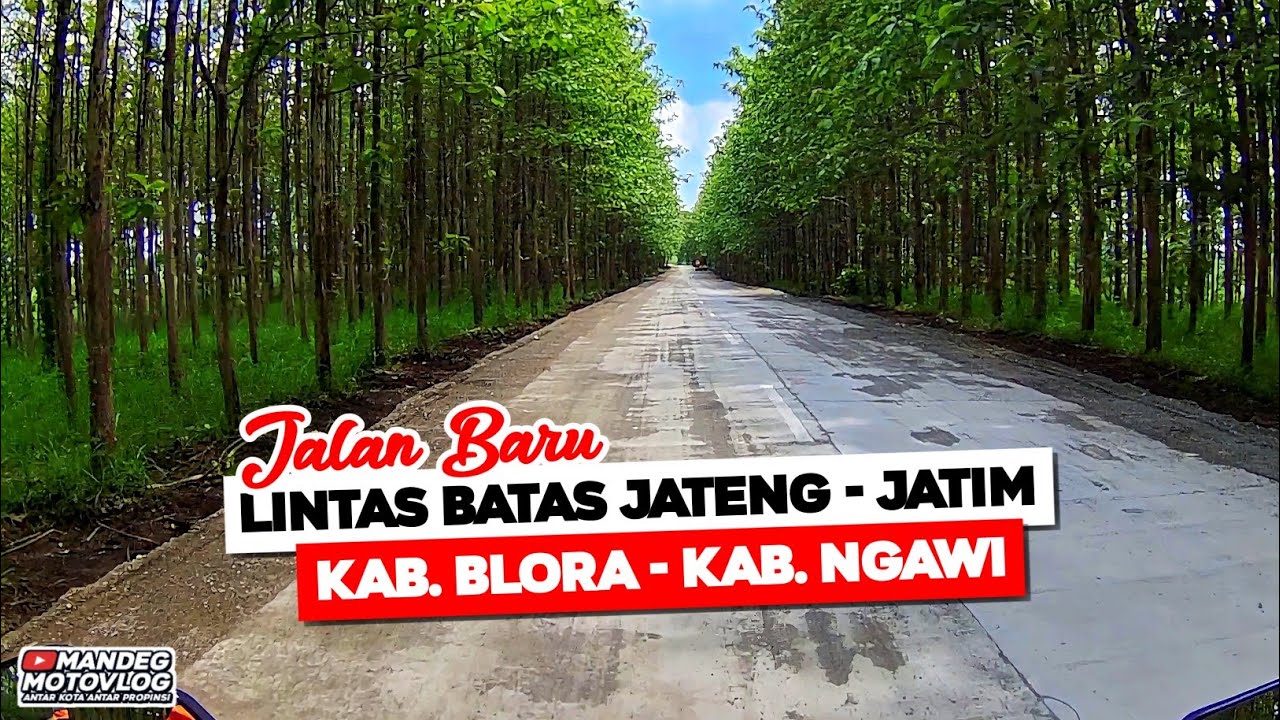 Jalan Tembus Randublatung ke Ngawi via Desa Getas dan Banjarejo