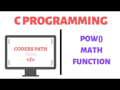 LECTURE 7.8 - POW() MATH FUNCTION IN C|TO FIND POWER OF A NUMBER