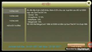 [Trò Chơi Giải Trí]Giới Thiệu Game Dánh Bài Đổi Thưởng Cực Dễ.Game Bài S500 2017 screenshot 3