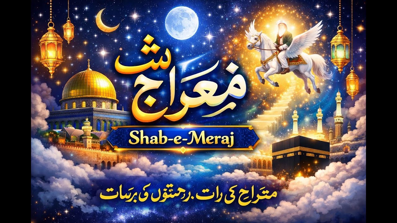 Shabe E Meraj Un Nabi 2026 || Meraj Ki Shab || Qari Shahid Mehmood Qadri || Super Hit Kalam