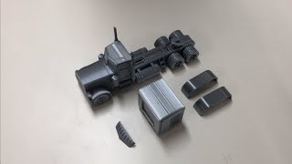 Foldable sleeper unit for Peterbilt 379 printing on ender3, noulei