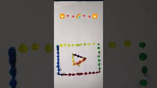 youtube button water color mixing #asmrvideo #colormixingmagic