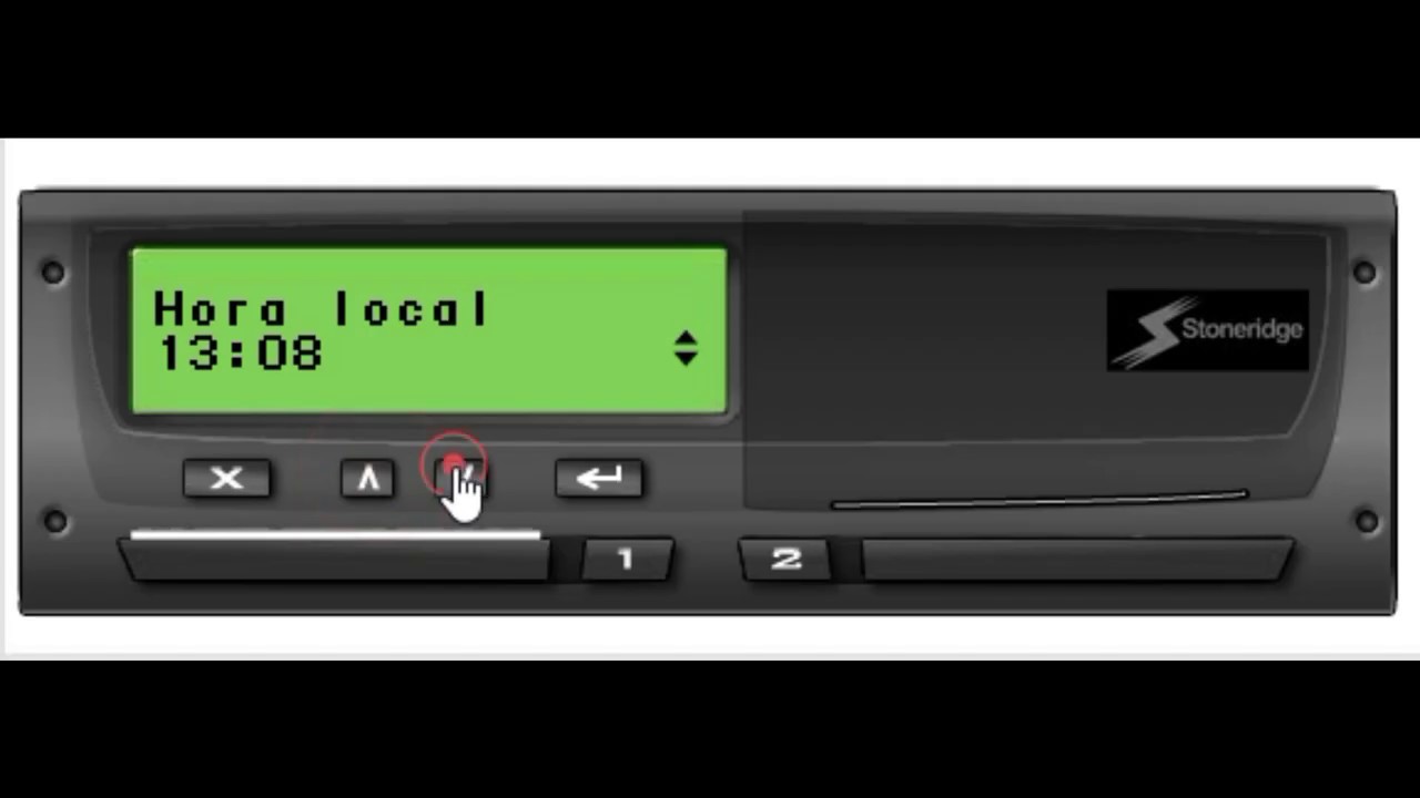 CAMBIO DE HORA TACOGRAFO STONERIDGE