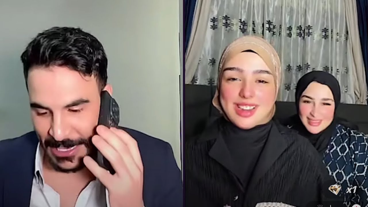 حسحس * مع ملاك و أختها و مقلب المكالمة فول ضحك حسحس يلبس بدلة نفس رسمية