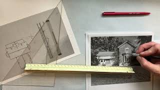#drafting and #architecture : how to draw a historic building