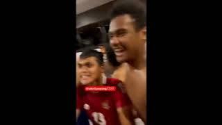 Pelatih Indonesia Shin Tae Yong Joget Tik Tok Di ruang ganti, Menang dari Singapura#shorts