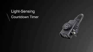 68552: GE Light-Sensing Countdown Timer Overview