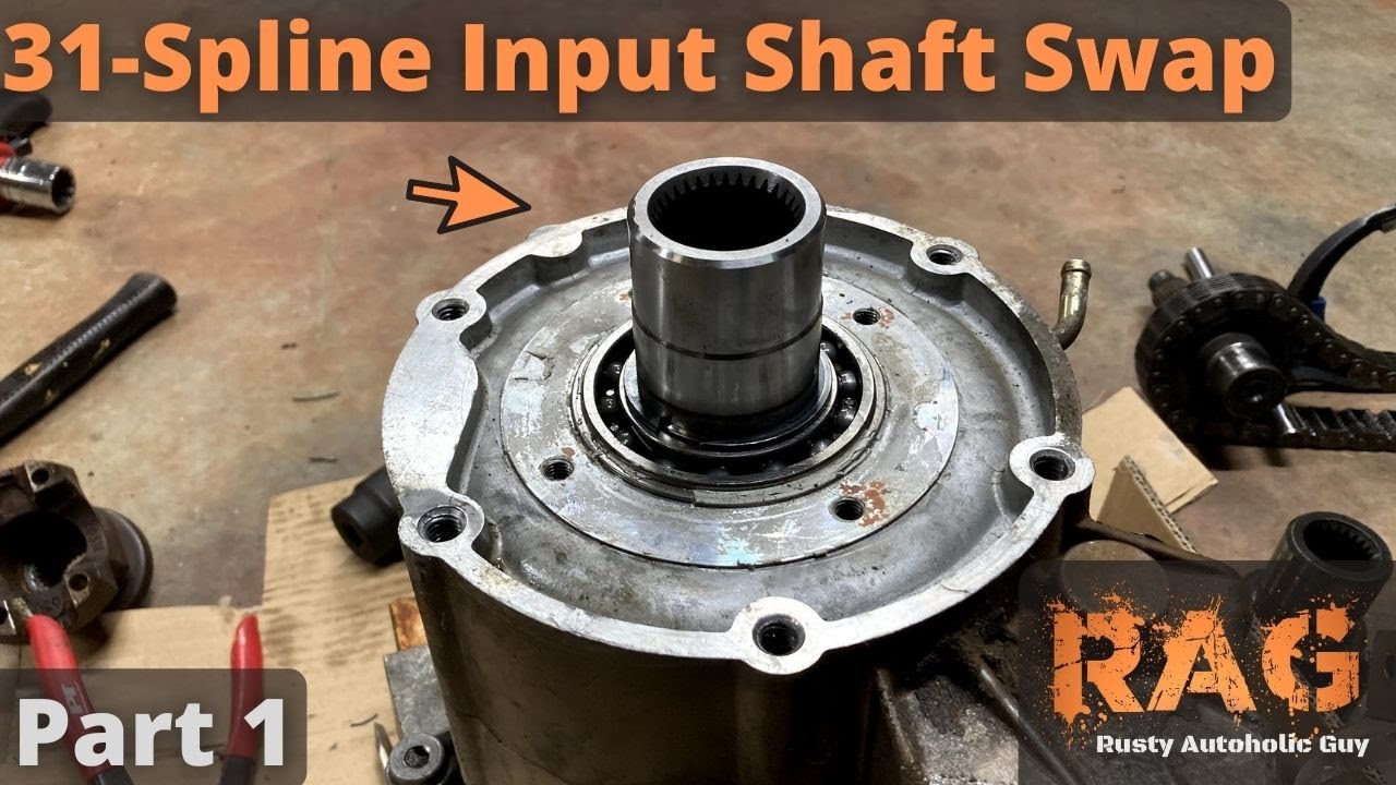 Upgrading my NP231 transfer case to a 31spline input shaft Part 1