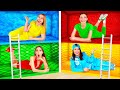 ベッドの下の秘密の部屋四色チャレンジ | クレイジーないたずらアイデア Fun Teen