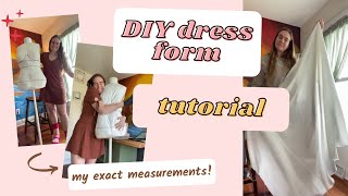 Making a dress form to my exact measurements | Bootstrap Fashion DIY Dress Form tips