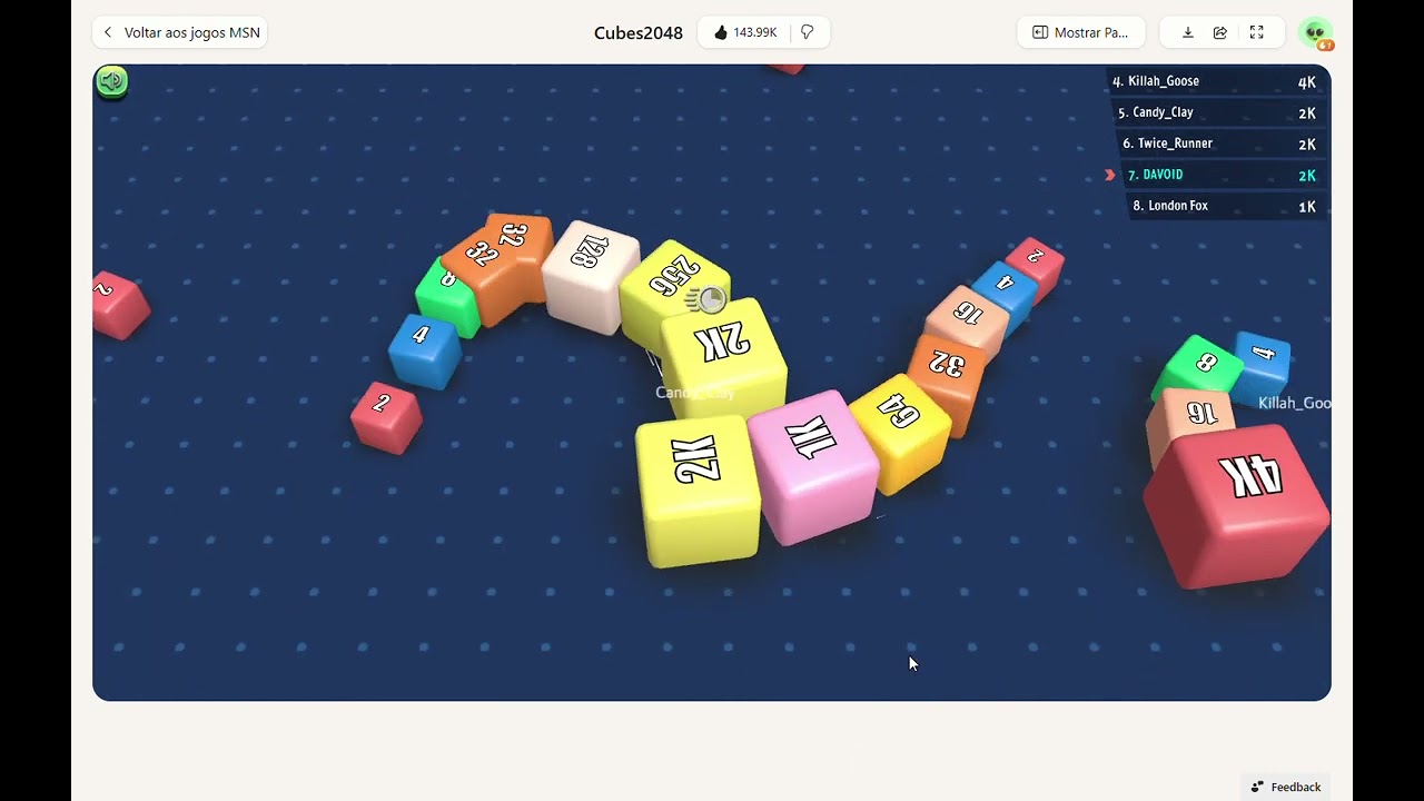 primeiro lugar Cubes2048