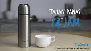 TERMOS ZOJIRUSHI EXPERIMENT MASUK KULKAS AIR TETAP PANAS