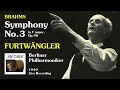 ブラームス Brahms: 交響曲 第3番 ヘ長調 Symphony No. 3 Op. 90/フルトヴェングラー Furtwängler ベルリン・フィル Live 1949/レコード/高音質