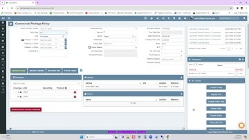 JenesisNow - Client and Policy Action buttons