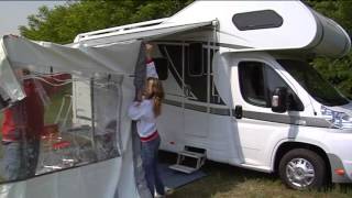 How to install a Fiamma Privacy Room to your F45 motorhome awning