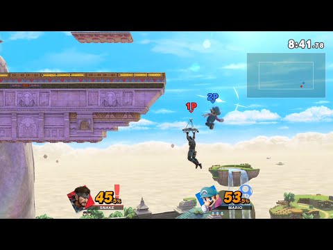 スネークが絶対にマリオにやってはいけない行動【スマブラ】