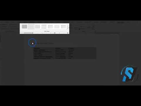 Accessible Tables in Microsoft Word 2022