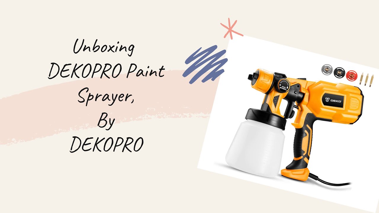 DEKOPRO Paint Sprayer/ Paint Sprayer /Best paint sprayer for DIYers