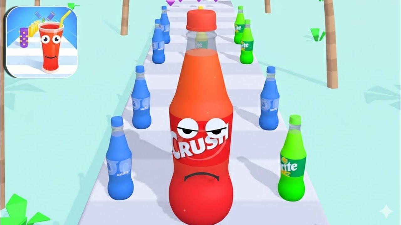 Juice 🧃 Glass Run mobile gameplay 