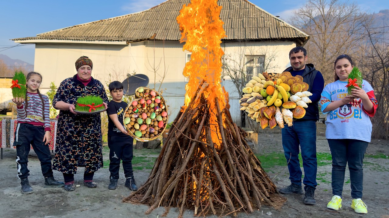 Peaceful Rural Simple Village Life - Grandma Cooking Traditional Recipes