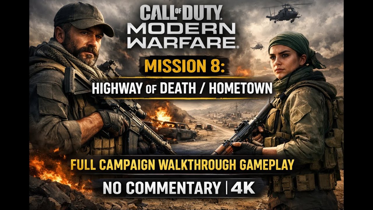 Call of Duty: Modern Warfare 2019 |4K| Миссия 8: Шоссе смерти / Родной город - Прохождение игры