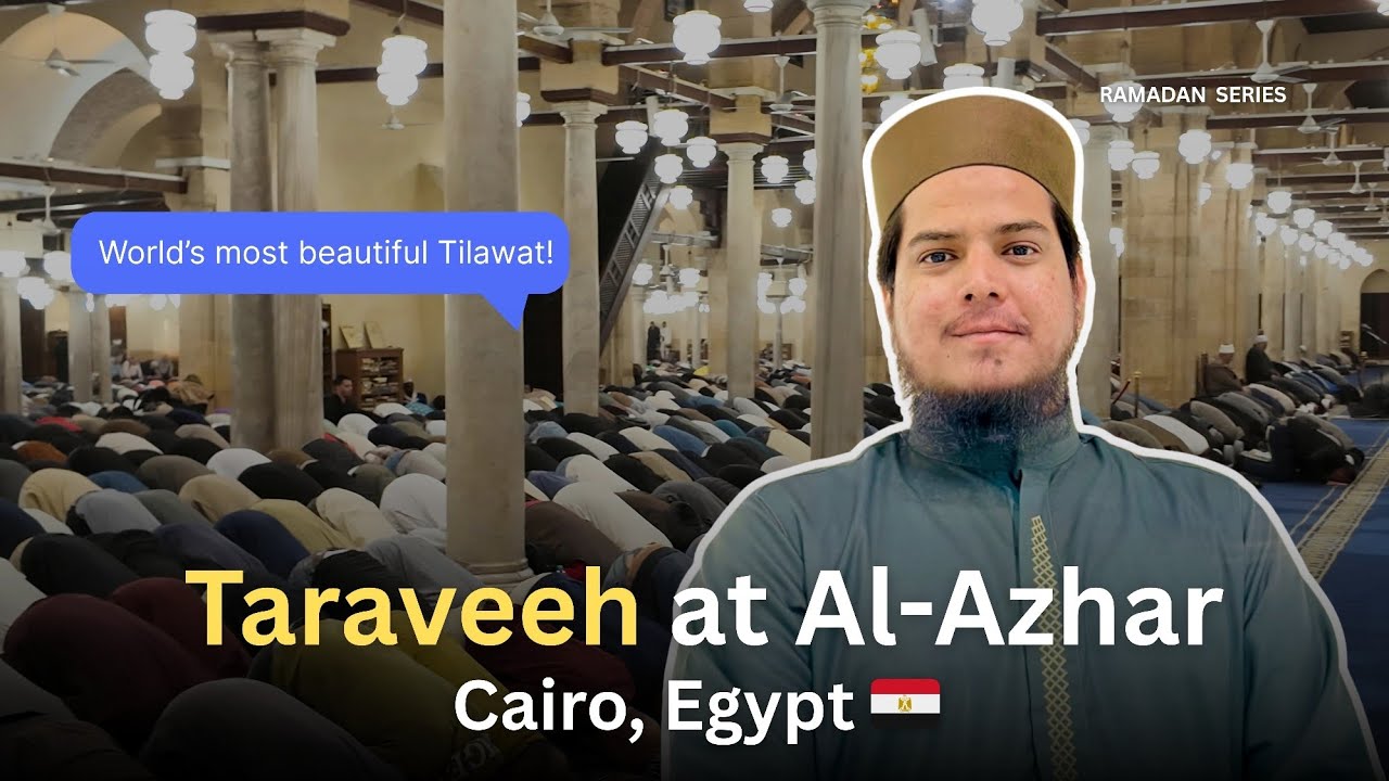 Masjid Al-Azhar Ki Taraveeh | 1st Ramadan 2026 | Duniya Ki Sabse Khubsurat Tilawat-e-Quran 🥰