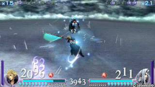 Dissidia Final Fantasy- Cloud vs. Sephiroth(Lv 105, Skill Level 9)