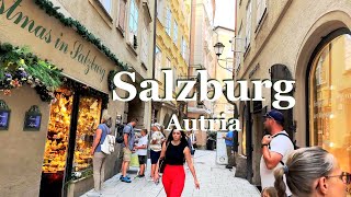 Salzburg walkingtour in Austria ,tourist town😍