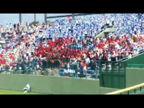 第105回（2023年夏）高校野球　栃木大会　決勝　文星芸術大学附属高校のアゲアゲホイホイ！！