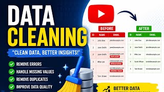 Data Cleaning: Learn how to identify, correct, and remove errors, duplicates, and missing values.