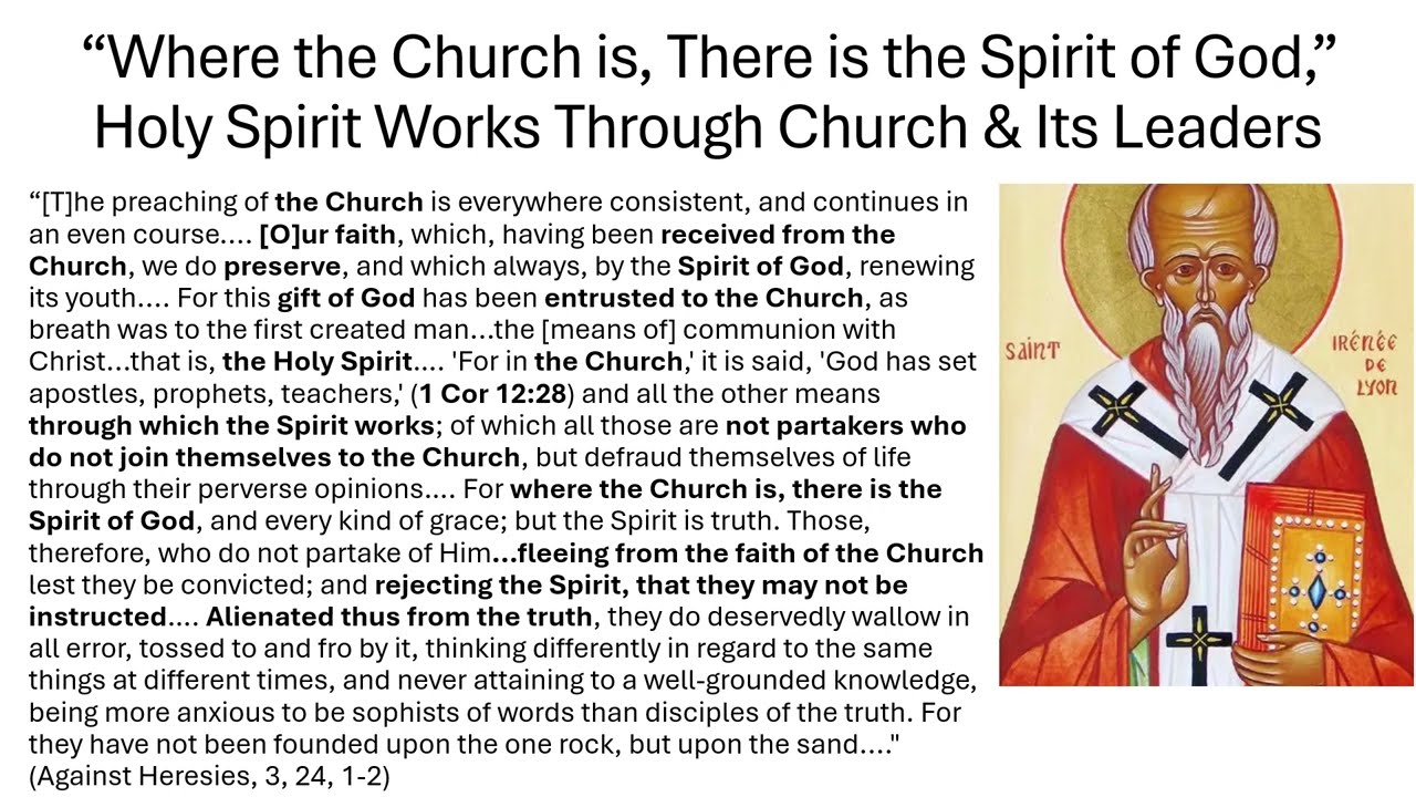 Early Church: Holy Spirit Speaks Through Church Leaders (clip from longer video, see description)