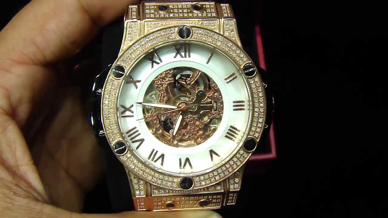 Mr Chris Da Jeweler Real Diamond Iced Out Watch : www.masterofbling.com