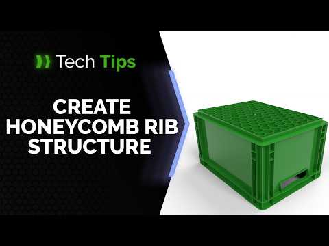 How to Create Honeycomb Rib Structure in Onshape - Tech Tip